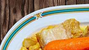 plato grande con cocido maragato