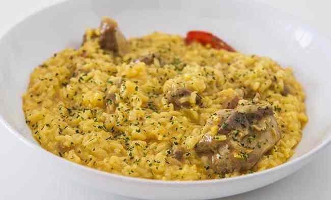 arroz cremoso costillas cerdo