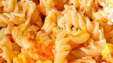 pasta rara con jamon