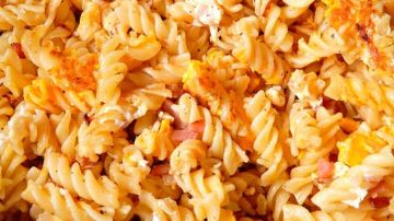 pasta rara con jamon