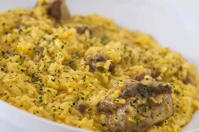 receta arroz cremoso con costillas de cerdo