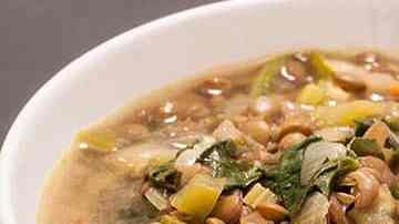 receta de lentejas con espinacas