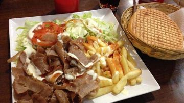 plato doner kebab delicias