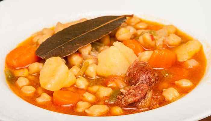 receta de potaje de garbanzos