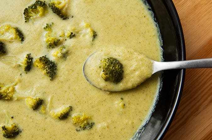 receta de crema de brocoli