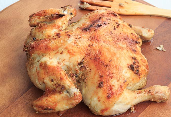 como hacer pollo asado