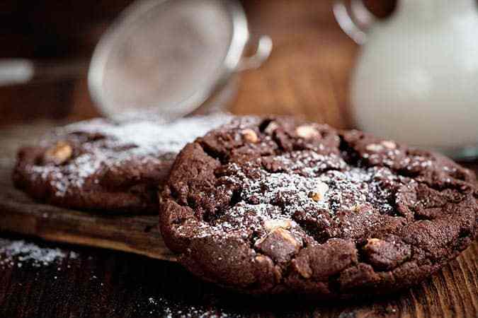 como hacer galletas de chocolate faciles