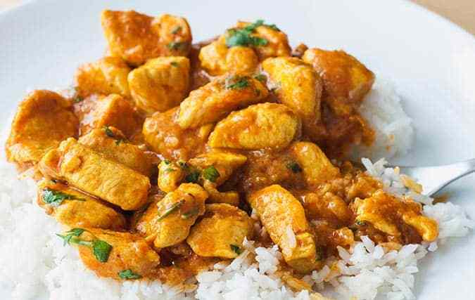 pollo al curry receta