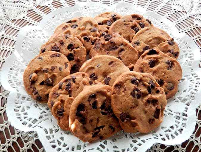 receta de galletas con chispas de chocolate