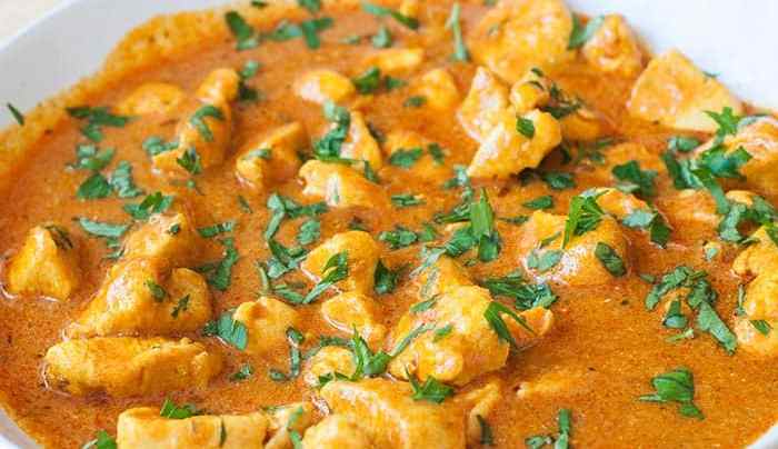 receta de pollo al curry