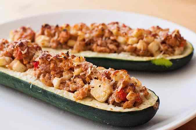 receta de calabacines rellenos de carne picada