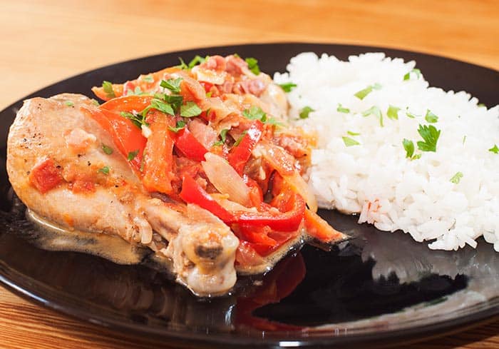 pollo-al-chilindron-receta