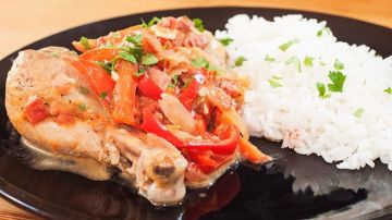 pollo al chilindron receta