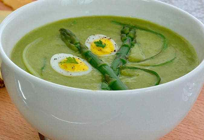 crema de esparragos