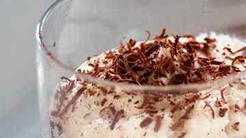 mousse de chocolate blanco