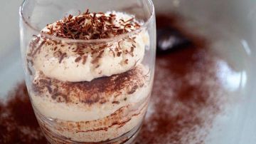 mousse de chocolate blanco