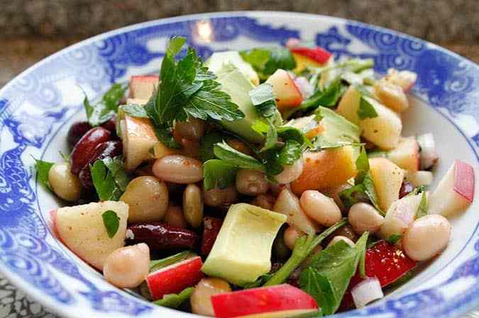 ensalada de judias blancas