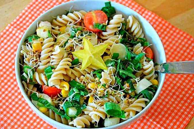 ensalada de pasta con atun