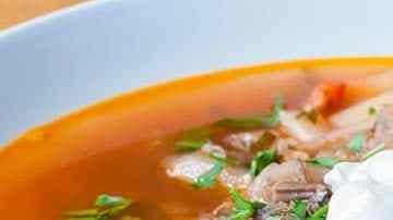 sopa borsch rusa