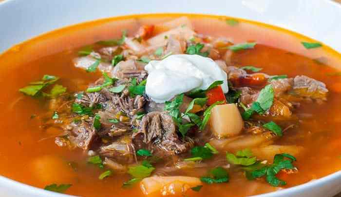 sopa borsch rusa