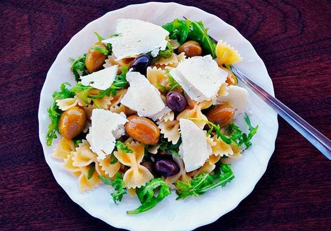 ensalada de pasta fria