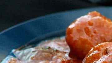 albondigas de pollo en salsa