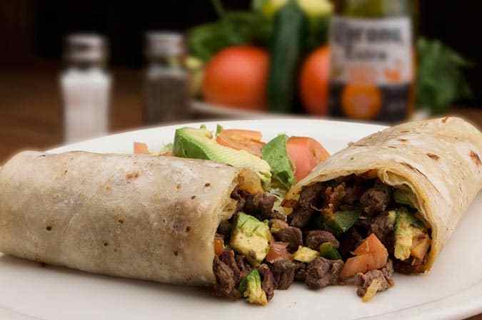 receta burritos mexicanos