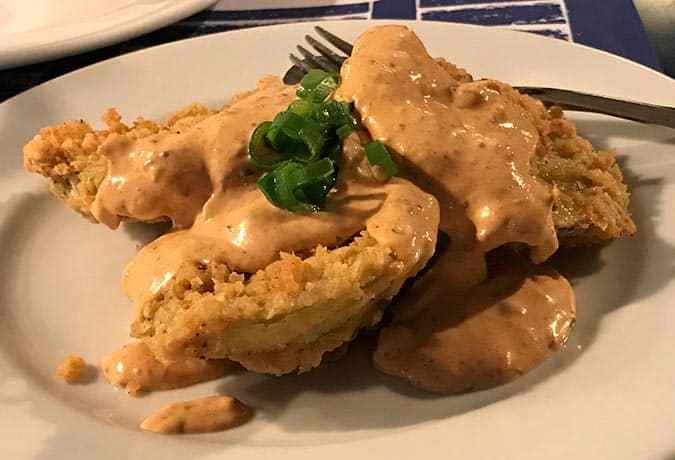 tomates verdes fritos gumbo