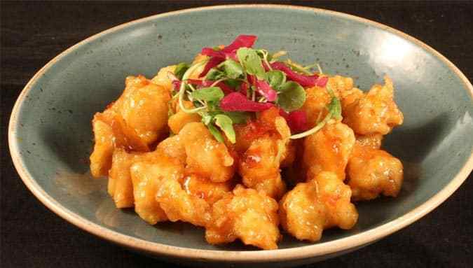 pollo agridulce chino