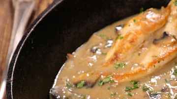 pollo con champiñones