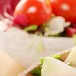 plato con ensalada campera