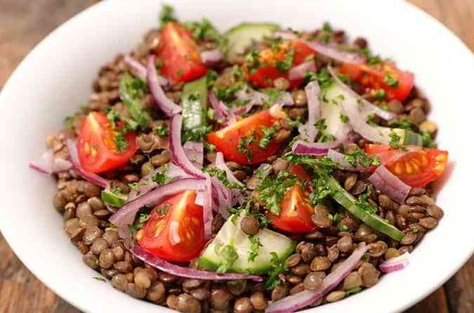 ensalada de lentejas