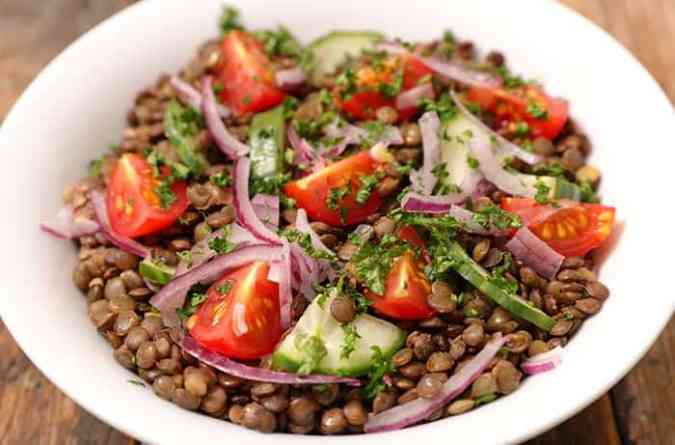 ensalada de lentejas