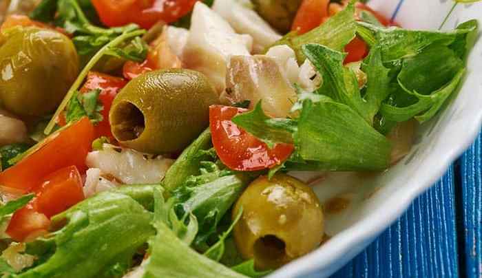 ensalada de bacalao