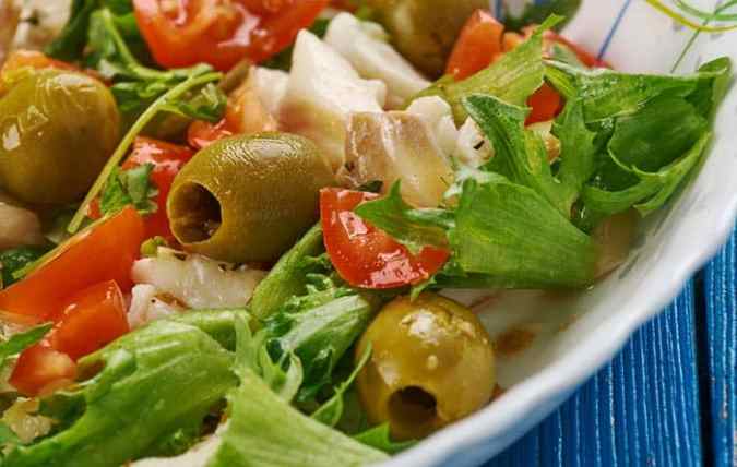 ensalada de bacalao