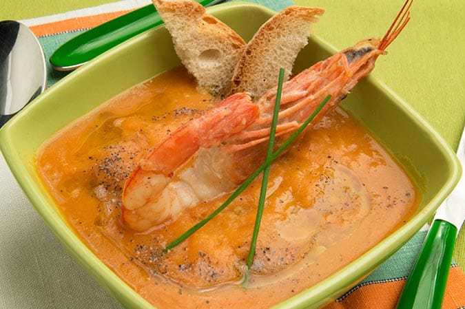 crema de gambas