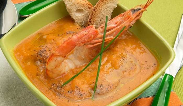 crema de gambas