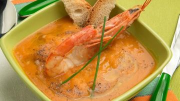 crema de gambas