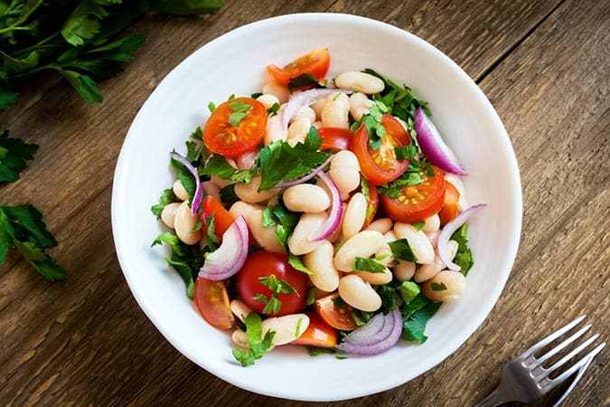 ensalada de alubias