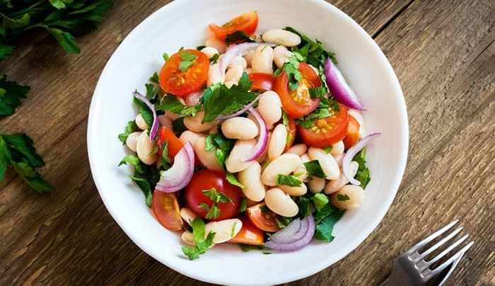 ensalada de alubias