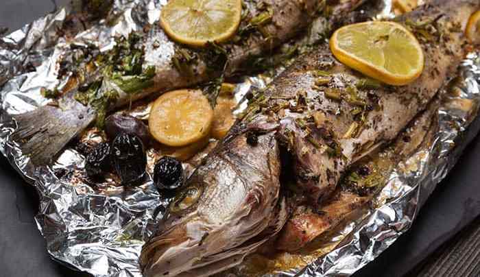 lubina al horno