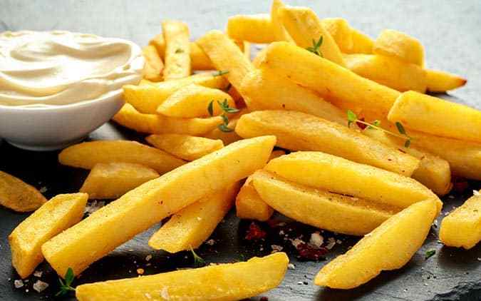 patatas fritas al horno