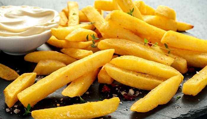 patatas fritas al horno