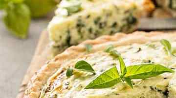quiche de espinacas