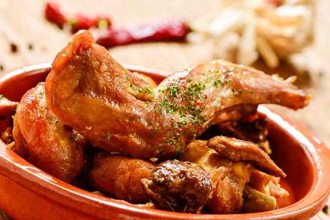 receta conejo al ajillo