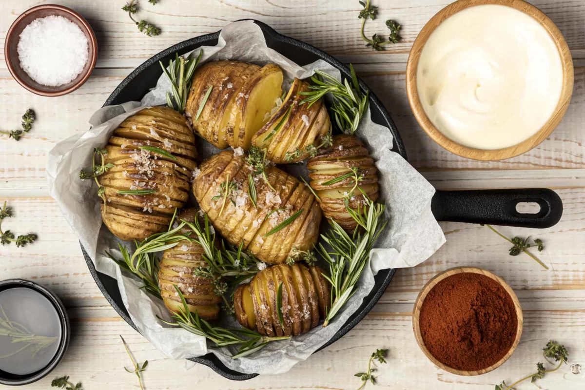 receta de papas al horno en horno