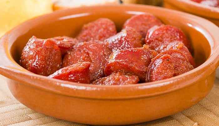 receta de chorizo a la sidra