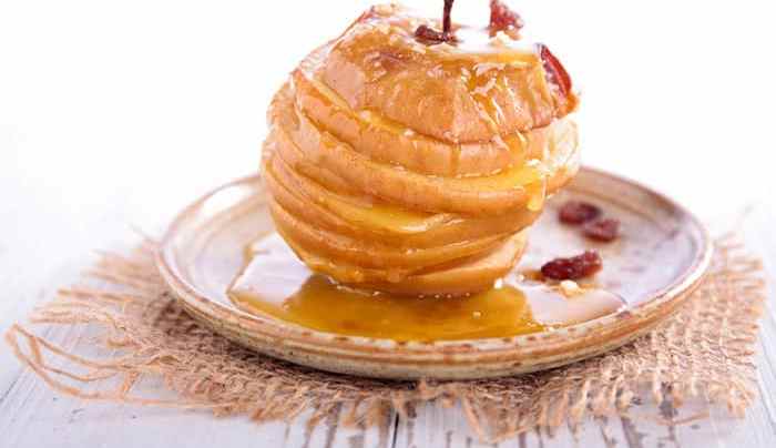 receta de manzanas asadas al horno