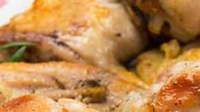 pollo al ajillo frito crujiente