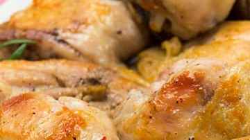 pollo al ajillo frito crujiente